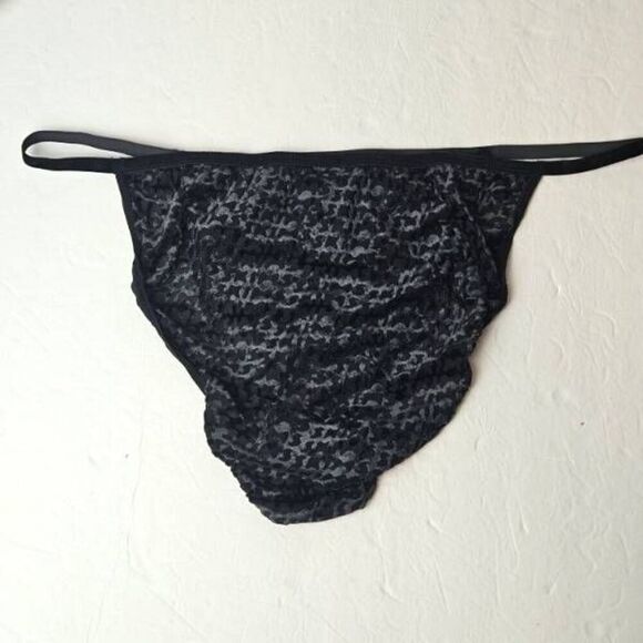 SKIMS SIDE STRING FLOCKED LOGO PANTY NWT - Picture 9 of 11